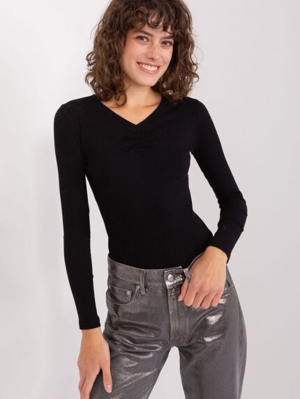 Effortlessly Chic Long Sleeve Cotton Blouse Perfect for Everyday Style and Comfort (188156)
