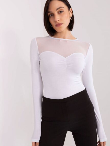 Ultra Soft Cotton Ribbed Long Sleeve Blouse Effortless Style Comfort (191844)
