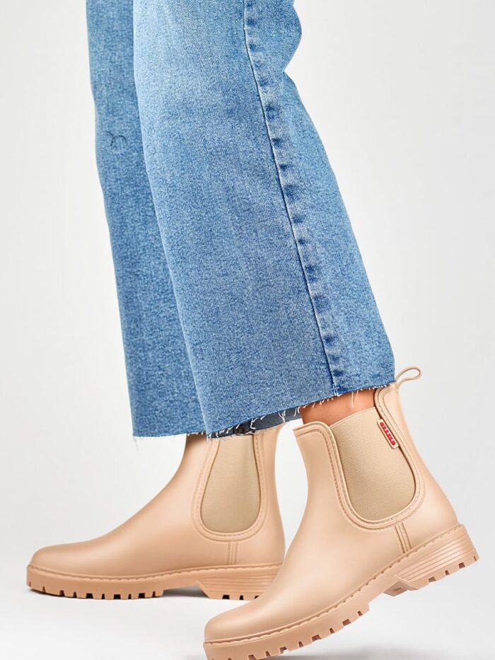 Ultimate Femmes AutomneHiver Beige Caoutchouc Wellingtons Confort et style supérieurs (476022) lomora.store