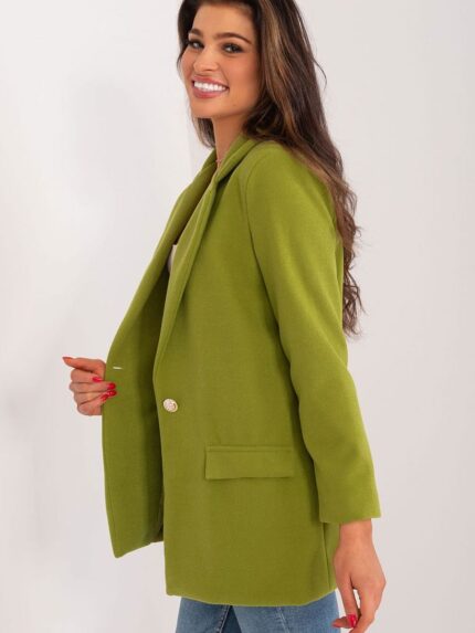 Elegant Timeless Womens Blazer Jacket High Quality Polyester Versatile Classic Style (192499)