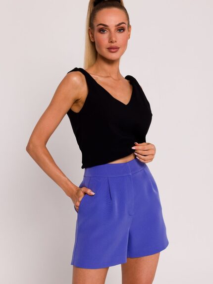Premium Polish Crafted Summer Shorts Elegant Comfort Wide Leg Design (193620)