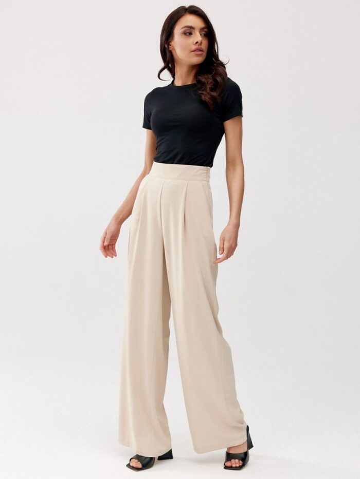 Alaya Wide Leg Trousers Perfect Fit High Waist Effortless Style (194768) lomora.store
