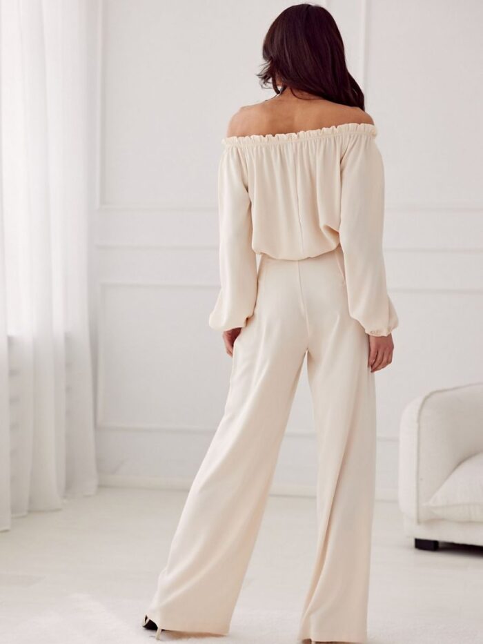 Alaya Wide Leg Trousers: Effortless Style Comfort & Flattering Fit for Every Woman (194769) lomora.store