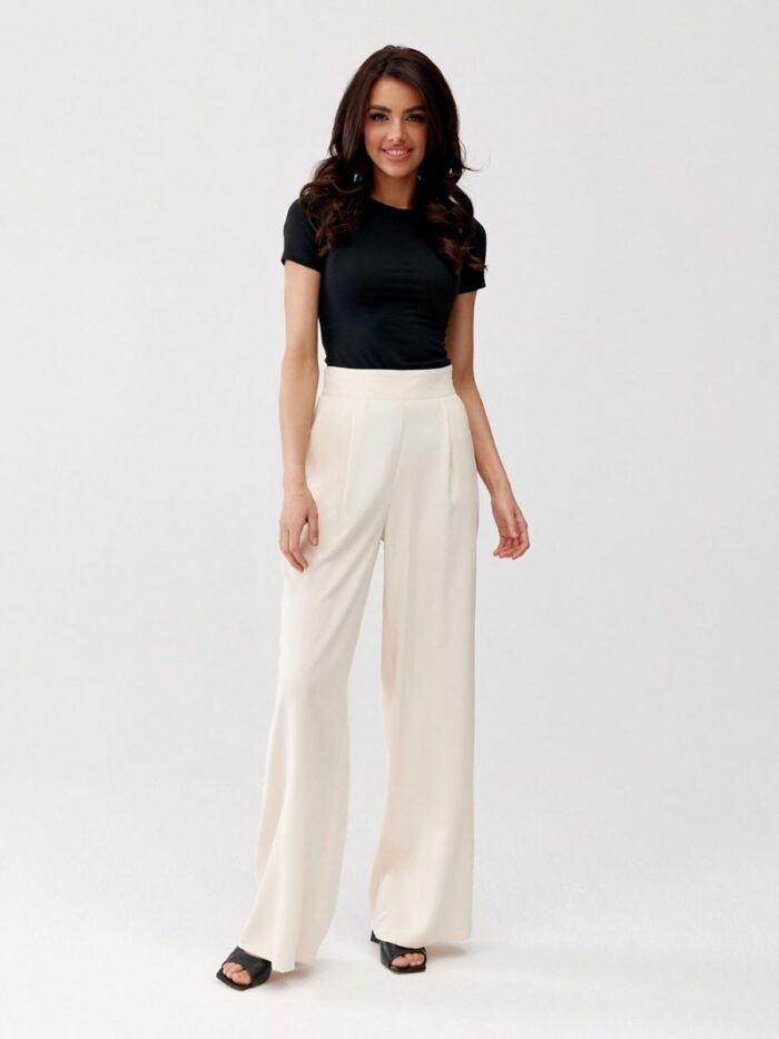Alaya Wide Leg Trousers: Effortless Style Comfort & Flattering Fit for Every Woman (194769) lomora.store