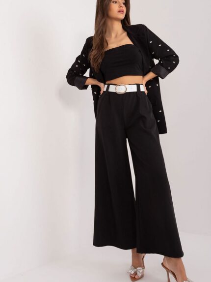 Elegant Women's Palazzo Pants Ultimate Comfort Style Versatile Wear (195313)