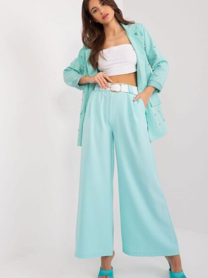 Elegant Versatile Women's Palazzo Pants High Waist Wide Leg Comfort Style (195317)