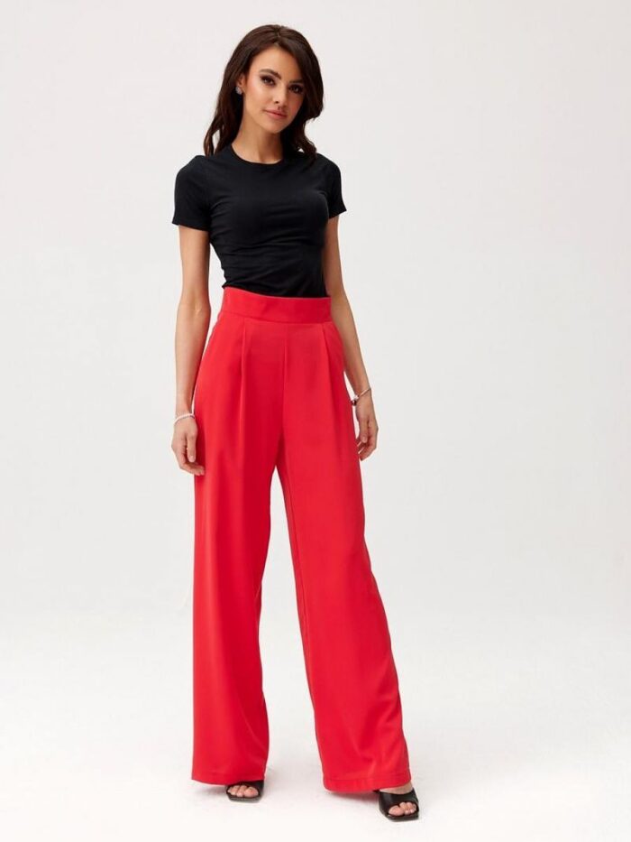 Alaya Wide Leg Trousers Effortlessly Chic High Waisted Perfect Fit for Every Woman (195910) lomora.store