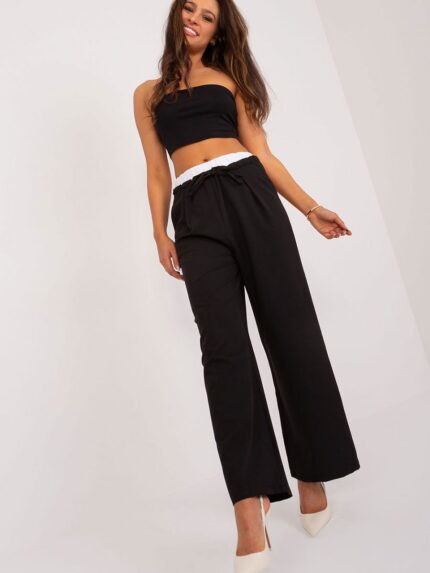 Elegant High Waisted Palazzo Pants Effortless Style Comfort & Luxury Wide Leg Trousers (196173)
