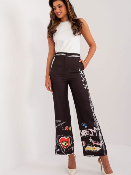 Unleash Your Inner Adventurer Vibrant Wide Leg Comfort Pants Easy Care Polyester (196576)
