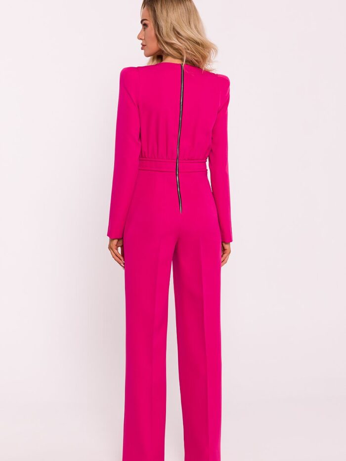 Elegant Polish Crafted Womens Jumpsuit High Quality Fabric Modern Chic Comfortable Fit Long Sleeves (200942) - Image 2