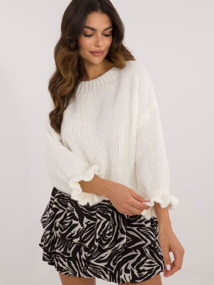 Luxurious Knitted Sweater Versatile Style for Work Everyday Wear Soft Warm Long Sleeves (201302)