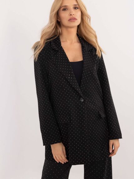 Elegant Rhinestone Blazer for Women Special Occasions Party Wear (201579)