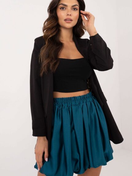 Chic Italian Mini Bomber Skirt Elegant Casual Comfort Everyday Wear (201781)