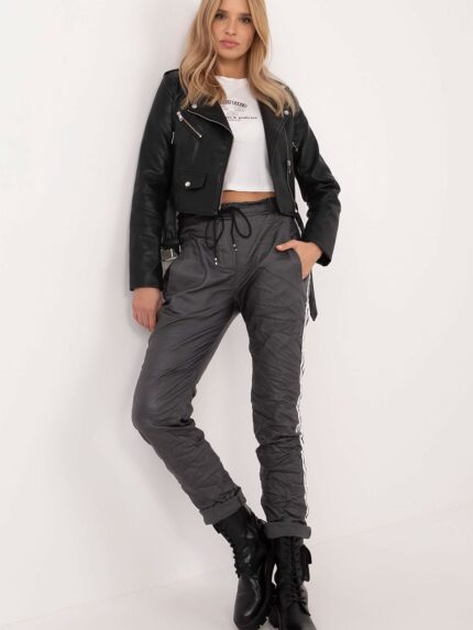 Ultra-Chic Eco Leather Women's Pants Perfect Everyday Work Style (202425)