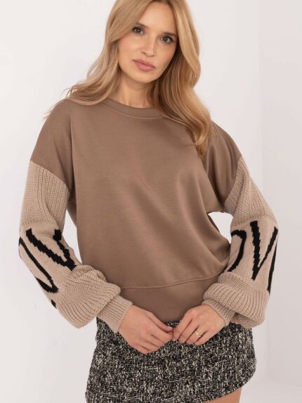 Ultra Soft Everyday Womens Casual Sweatshirt Modern Style Comfort Blend Italy Moda (202844)