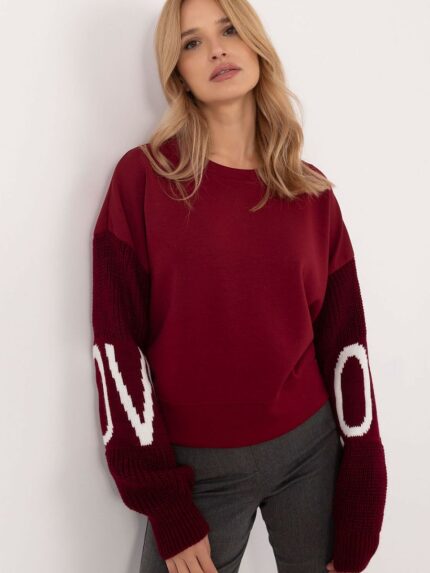 Ultra Soft Women's Casual Sweatshirt Everyday Comfort Modern Style Italy Moda (202846)