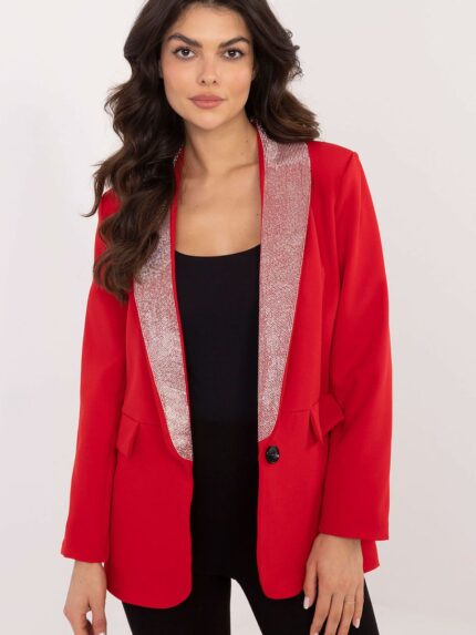 Timeless Chic Women's Jacket Elegant Lapels Cushioned Comfort Formal Evening Wear (203332)