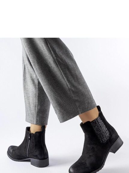 Ultimate Warmth Stylish Black Ankle Boots Eco Leather Winter Footwear (204748)