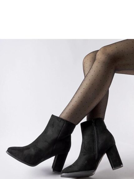 Unstoppable Style Comfort & Durability Black Ankle Boots Torricelli Heel (205098)