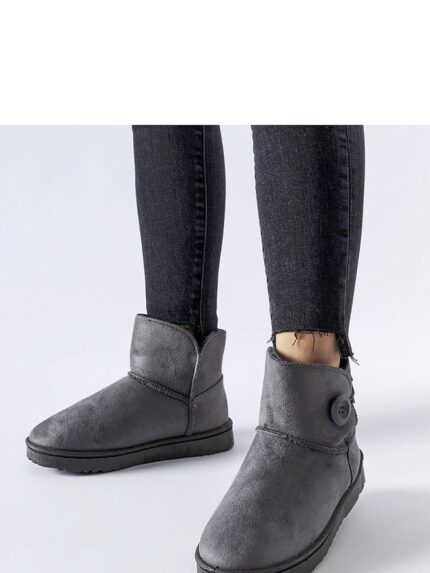 Unbeatable Warmth Stylish Gray Insulated Snow Boots Superior Comfort Durable Rubber Winter Footwear (205824)