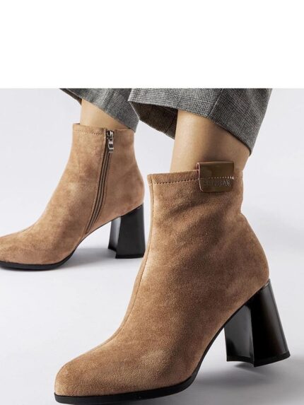 Elegant Beige Stiletto Boots Winter Warm Comfortable Fashionable Investment (205851)