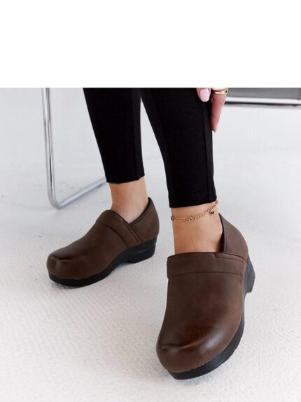 Montoro Brown Platform Shoes Ultimate Comfort Style Durable Faux Leather Slip Ons (206481)