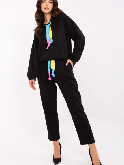 Ultimate Comfort Trendy Tracksuit Set Soft Breathable High Waist  Melange Gray (206962)