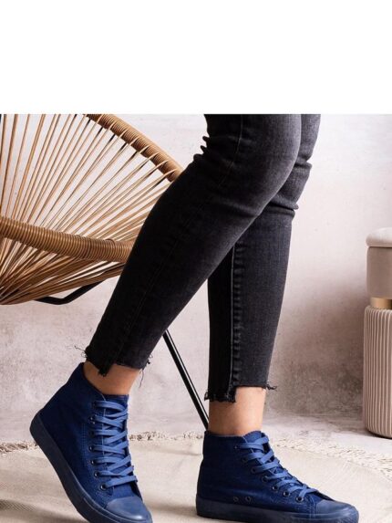 Rafife's Trendy High-Top Denim Sneakers Perfect Spring Summer Fashion (207214)