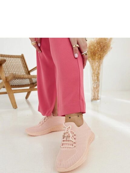 Ultimate Comfort Breathable Pink Fabric Sneakers Perfect Summer Style (207526)