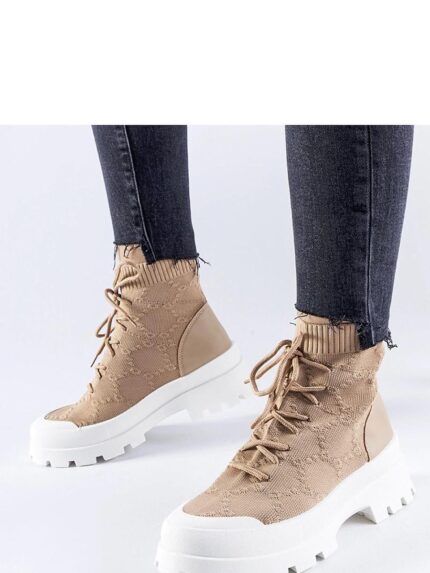 Ultimate Comfort Summer Sneakers Breathable Stylish Brown Fabric Design (207605)