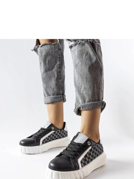 Ultimate Streetwear Black Platform Sneakers Superior Comfort Durability Style (207783)