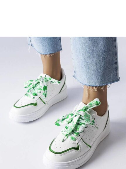 Ultimate Comfort Summer White Sneakers Breathable Lace Up Casual Footwear (207950)