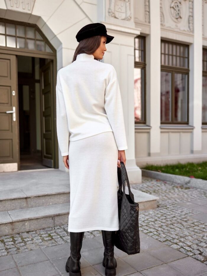 Warm Cozy Turtleneck Blouse FallWinter Wardrobe Staple Perfect Polish Design (208199) lomora.store