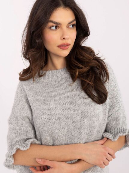 Luxurious Soft Knit Women's Sweater Casual Elegant Warm Comfortable Everyday Wear (208687)