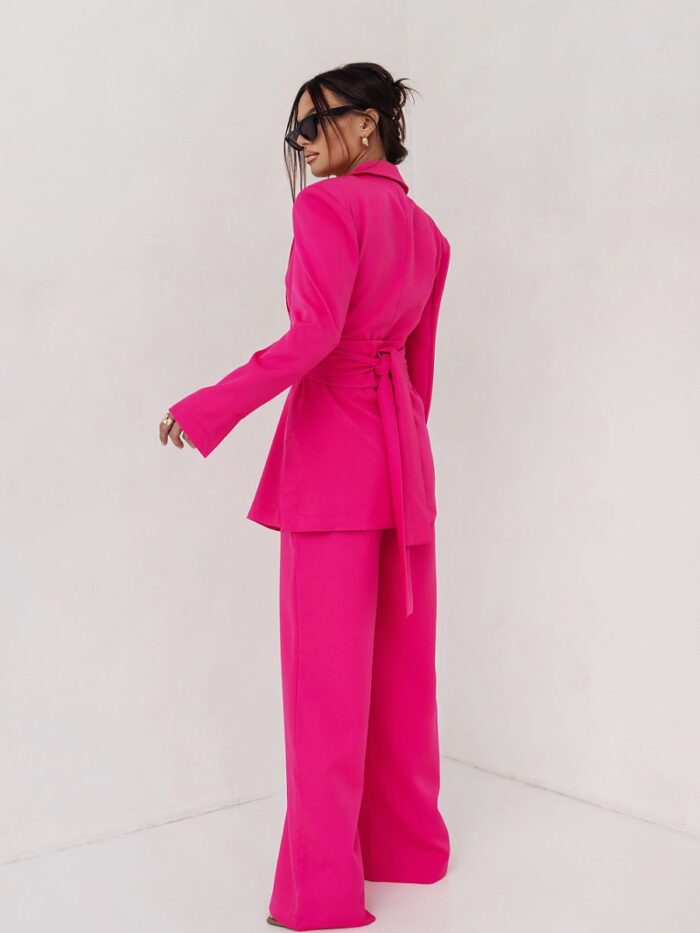 Elegant Fuchsia Damespak Klassieke snit Moderne stijl Uitzonderlijk comfort (209352) lomora.store