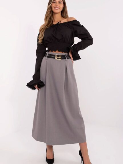 Elegant Maxi Skirt Effortless Style Comfort & Sophistication High-Quality Polyester Elastane Blend (209412)