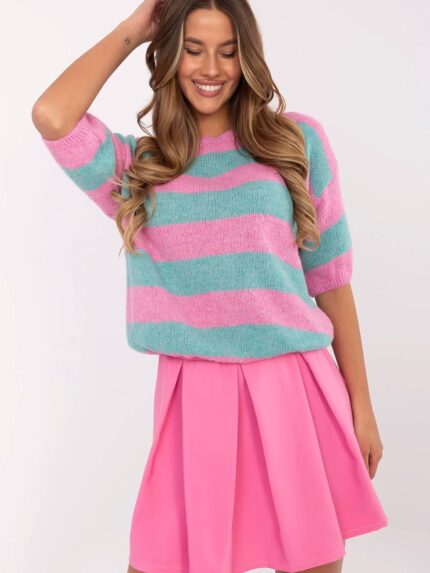 Ultra Soft Striped Women's Sweater Casual Work Everyday Wear (209486)