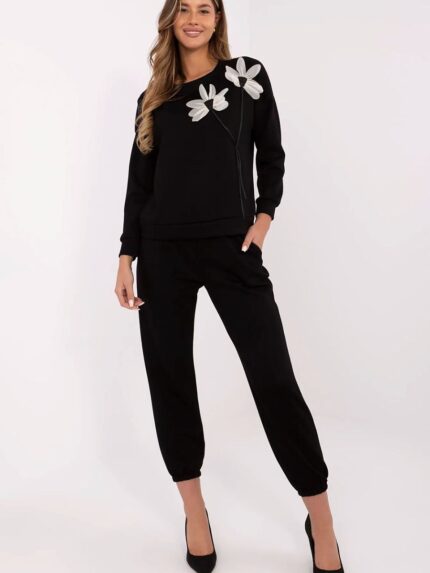 Ultra Soft Women's Viscose Cotton Elastane Sweatshirt Pant Set Perfect Everyday Comfort (209690)