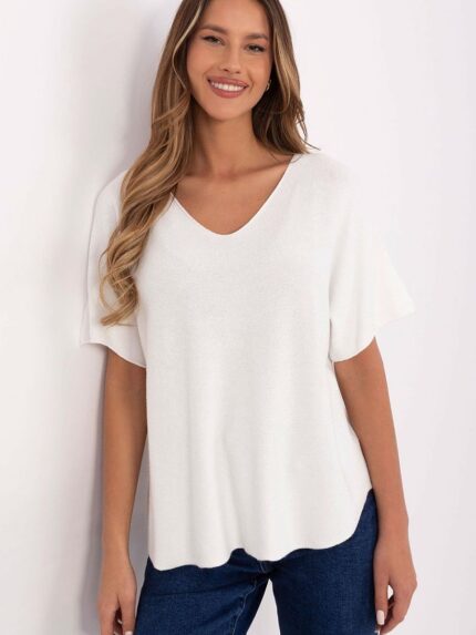 Luxurious Reversible V Neck Viscose Blend Sweater Versatile Everyday Work Wear (209995)