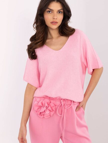Short sleeve sweater model 210000 Italy Moda
