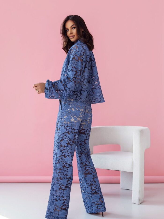 Luxury Lace Three-Piece Set Elegant Feminine Romantic Style Perfect for Special Occasions (210824) lomora.store