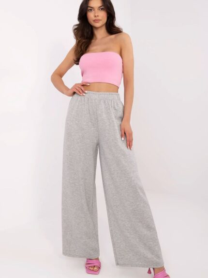 Luxurious Viscose Elastane Wide Leg Pants Effortless Style Comfort and Elegance (210945)