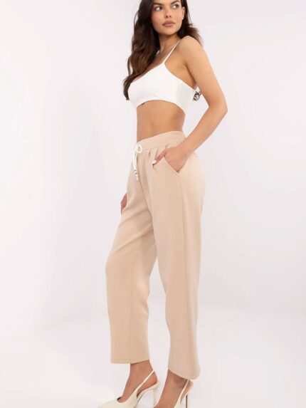 Luxurious Viscose Blend Track Pants Effortless Style Comfort Elegance (210952)