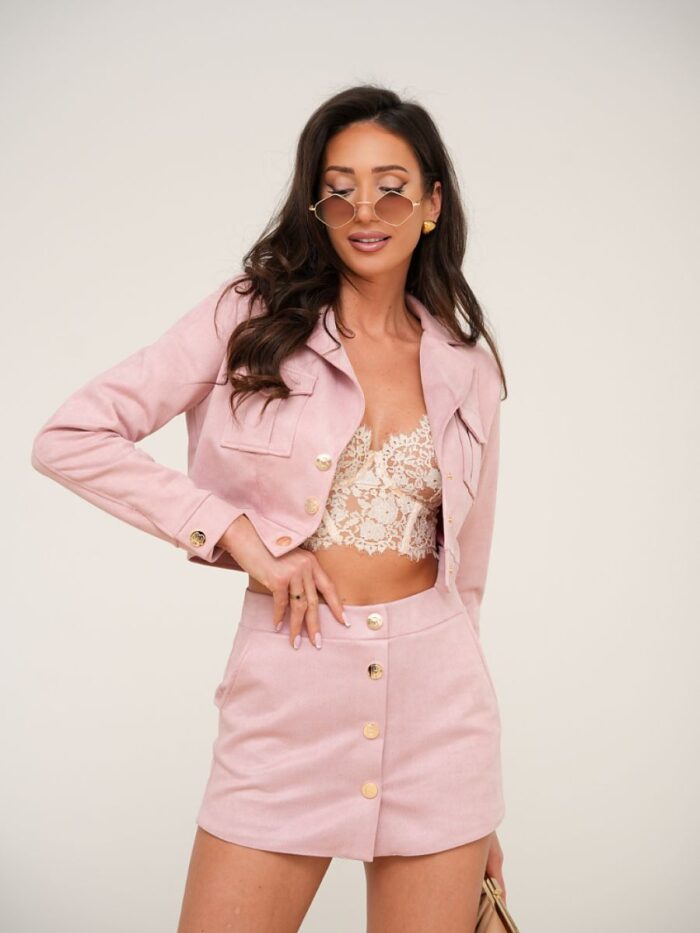 Elegantes Damen-Set aus Jacke und Shorts, stilvoll, bequem und vielseitig (211228) lomora.store