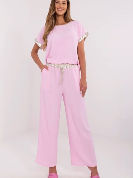 Ultra Soft Viscose Elastane Womens Casual Set Effortless Style Comfort Elegance (211453)