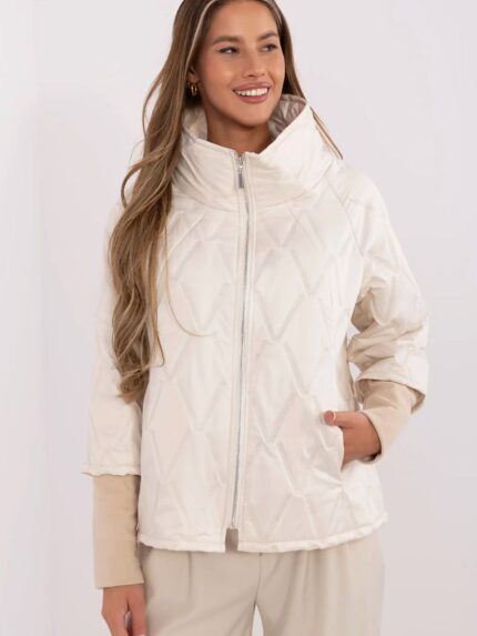 Elegant Womens Fall Winter Spring Transitional Jacket Polyester Casual Wear (211824)
