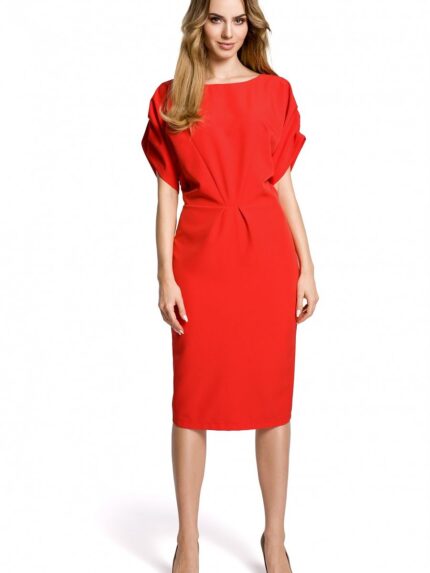 Elegant Cocktail Dress Kimono Top Fitted Silhouette Stunning Simplicity (113816)