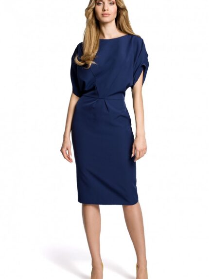 Elegant Cocktail Dress Kimono Top Fitted Silhouette Stunning Simplicity (113817)