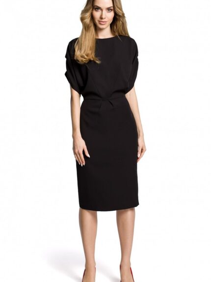 Elegant Cocktail Dress Kimono Top Fitted Silhouette Stunning Simplicity (113818)