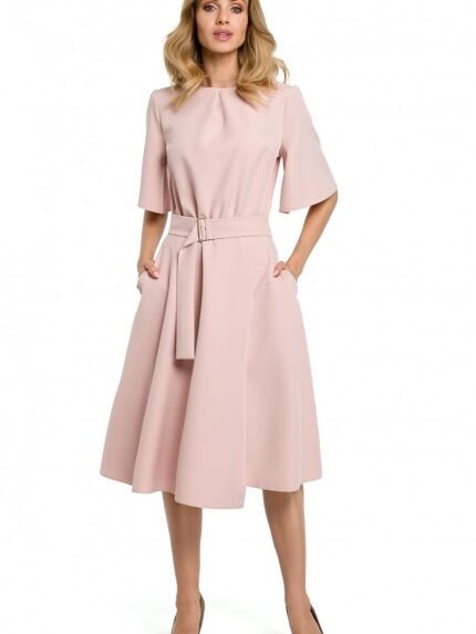Effortless Elegance Day Dress Feminine Charm All Day Wear (120854)